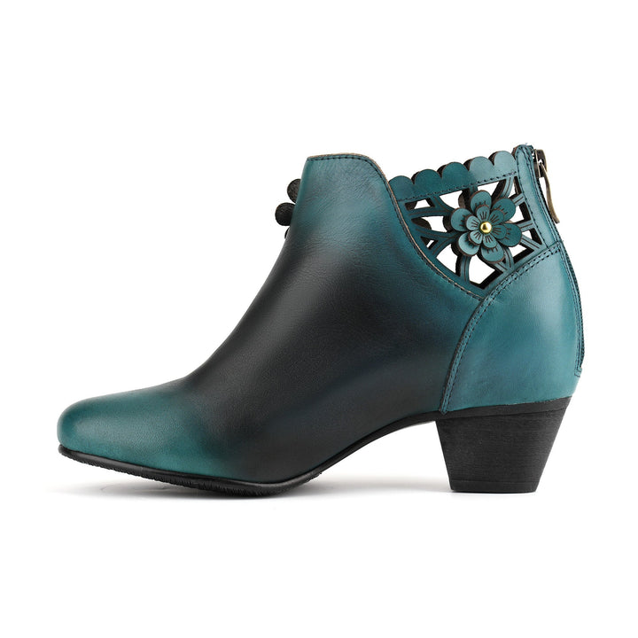 Novelle | Women's Floral Ankle Booties