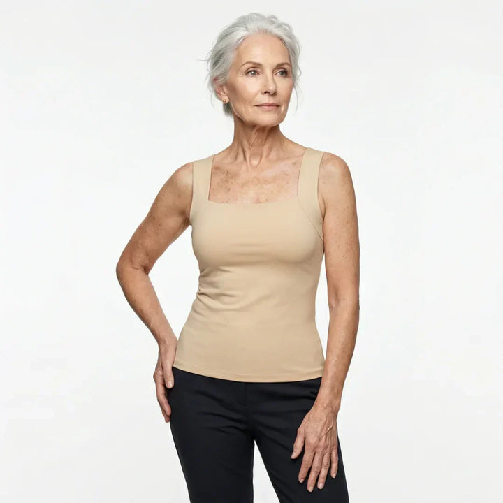 Roxanne™ | Built-In Comfort Bra Tank Top