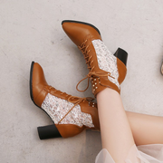 Willow - Victorian Elegance Mid-Calf Boots