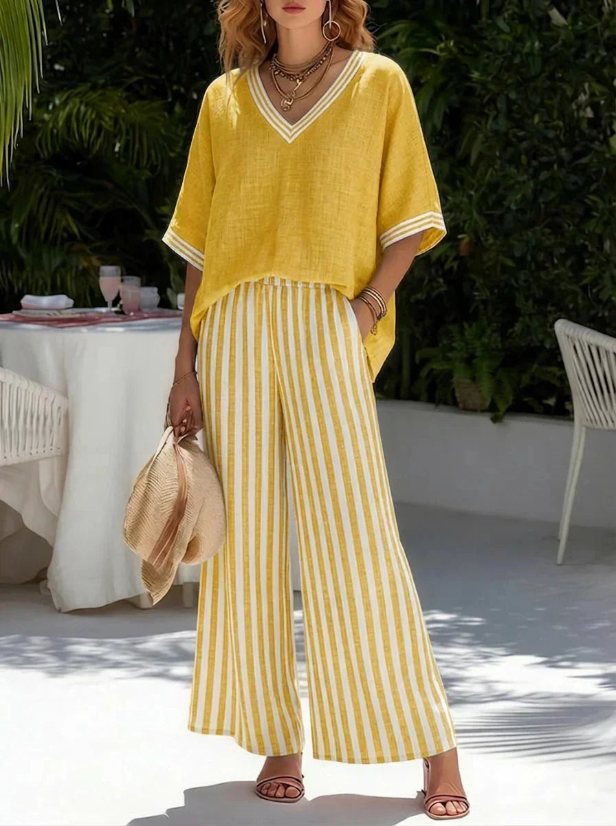 Sienna | A relaxed, striped two-piece set