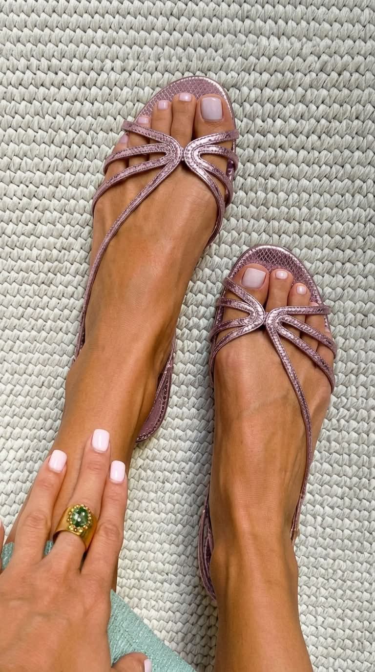 Camille™ | Women's Metallic-Inspired Sandals