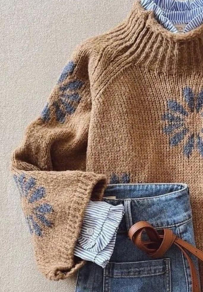 Marlowe | Retro Mock Neck Sweater