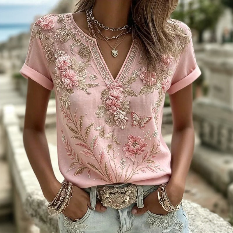 Petronella | Floral Blouse