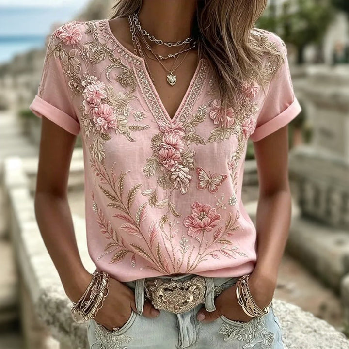 Petronella | Floral Blouse