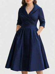 Nerissa - Elegant Midi Dress