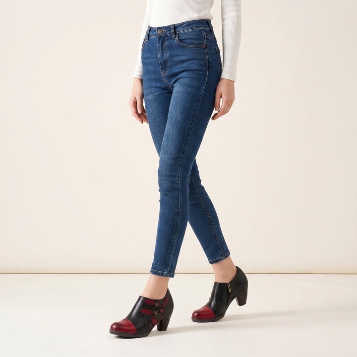 Taveline™ | Women's Retro Boho Floral Charm Pumps