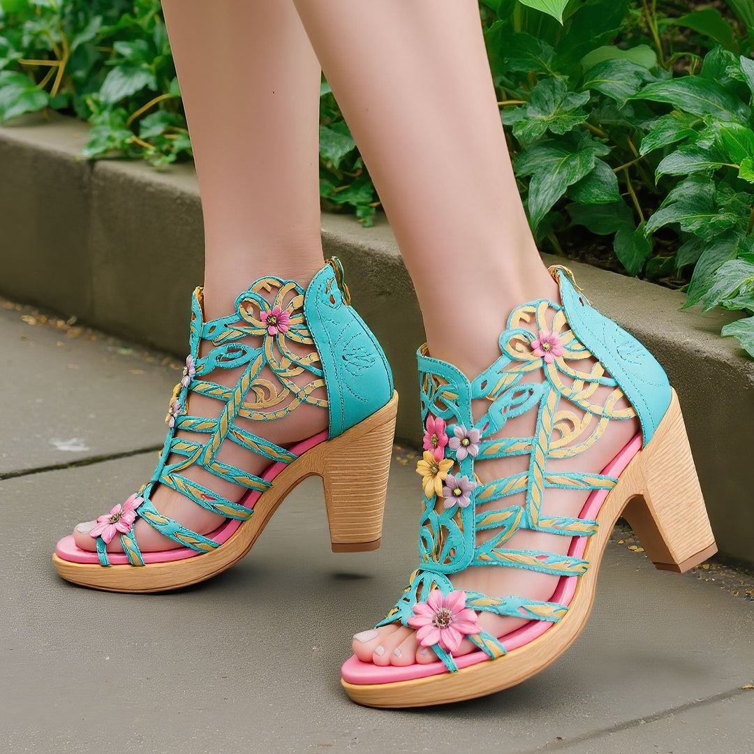 Orvella | Women's Cutout Heeled Sandals