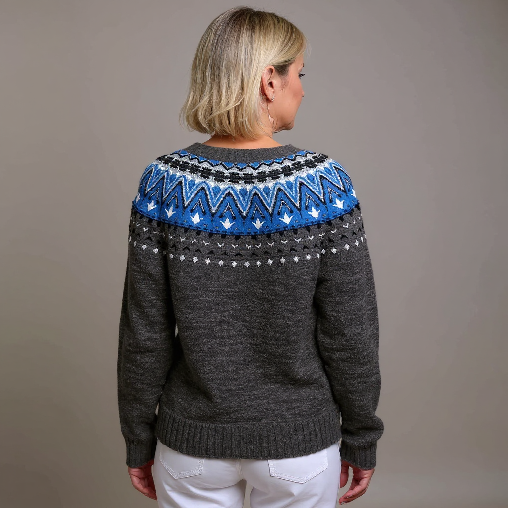 Ragna Fair Isle Knit Cardigan