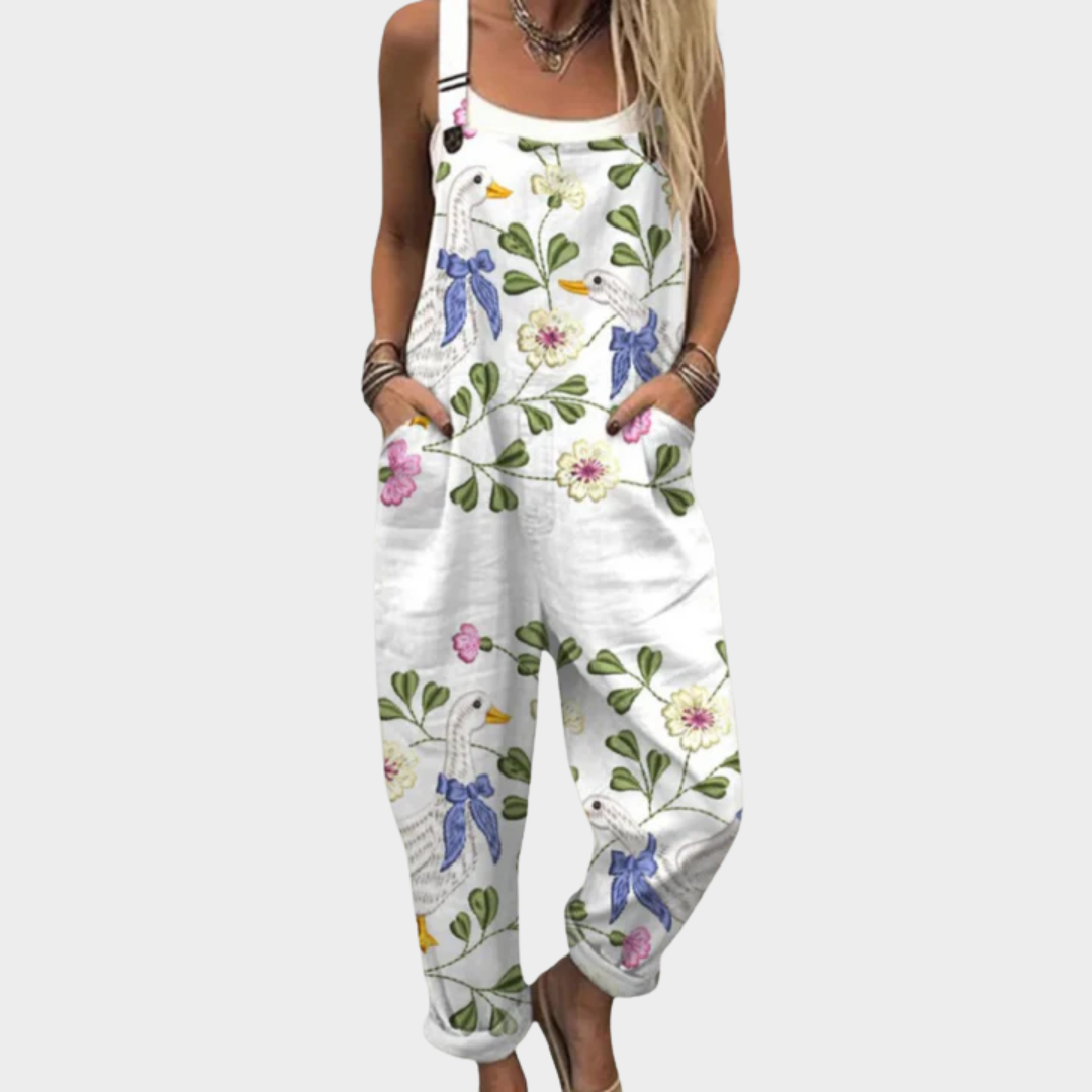 Comforta™ | Women's Printed Overalls