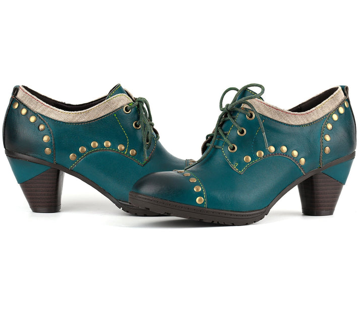 Olexa | Women's Studded Oxford Heels