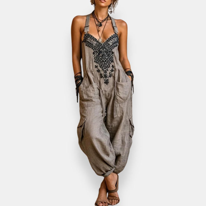 Talia™ | Airy Embroidered Jumpsuit