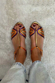 Gaia™ | Women's Peep-Toe T-Strap Sandals