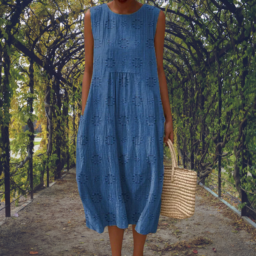 Ginevra™ | Women's Sleeveless Pocket Maxi Dress