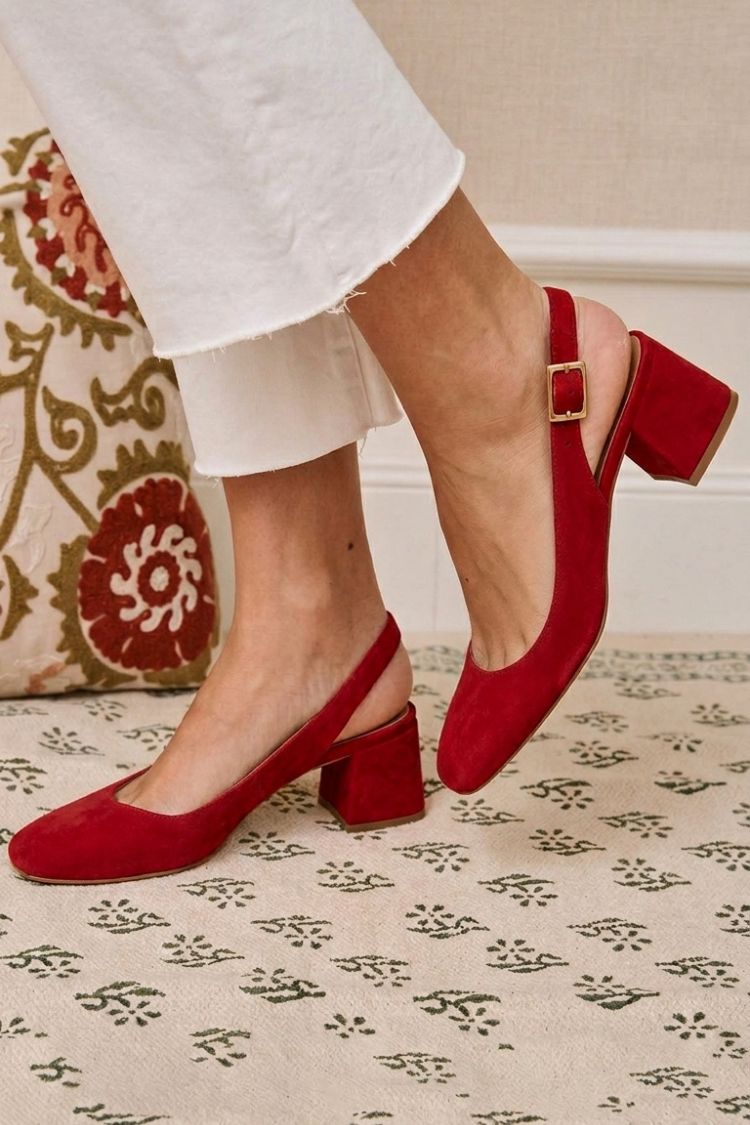 Rica™ | Women's Square-Toe Slingback Block Heels