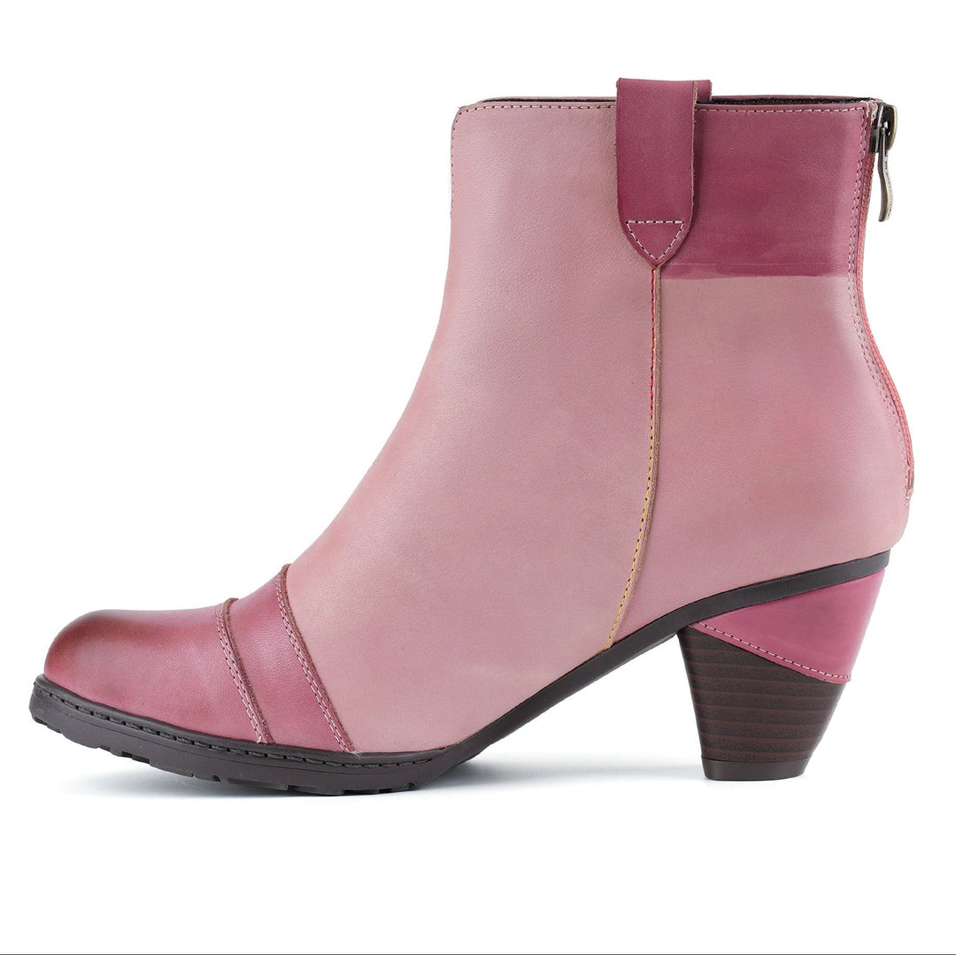 Rosevine™ | Floral Appliqué Ankle Boots