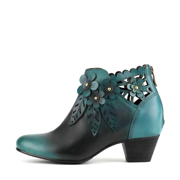 Novelle | Women's Floral Ankle Booties