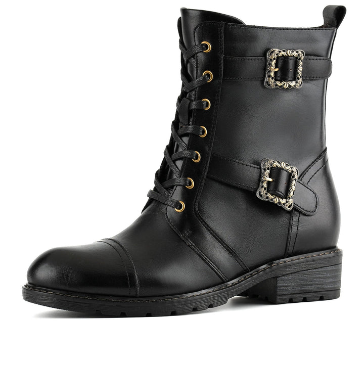 Orlena™ | Floral Lace-Up Ankle Boot