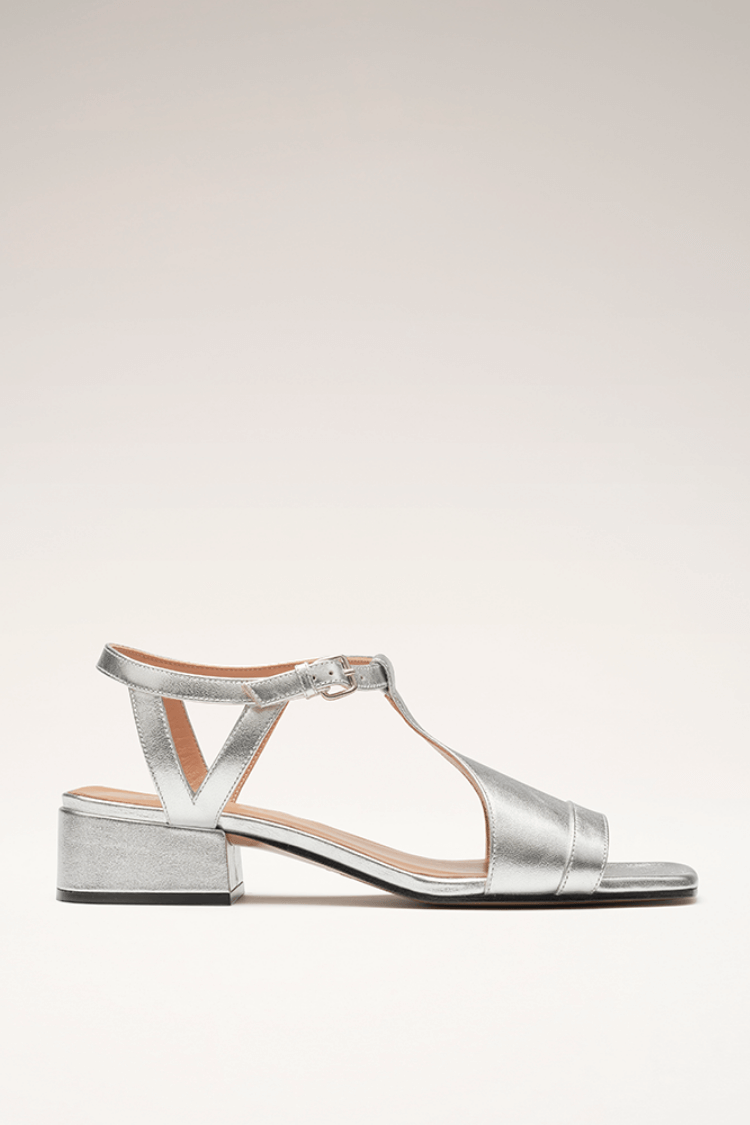 Serena™ | Women's Metallic-Inspired Block Heel Sandals