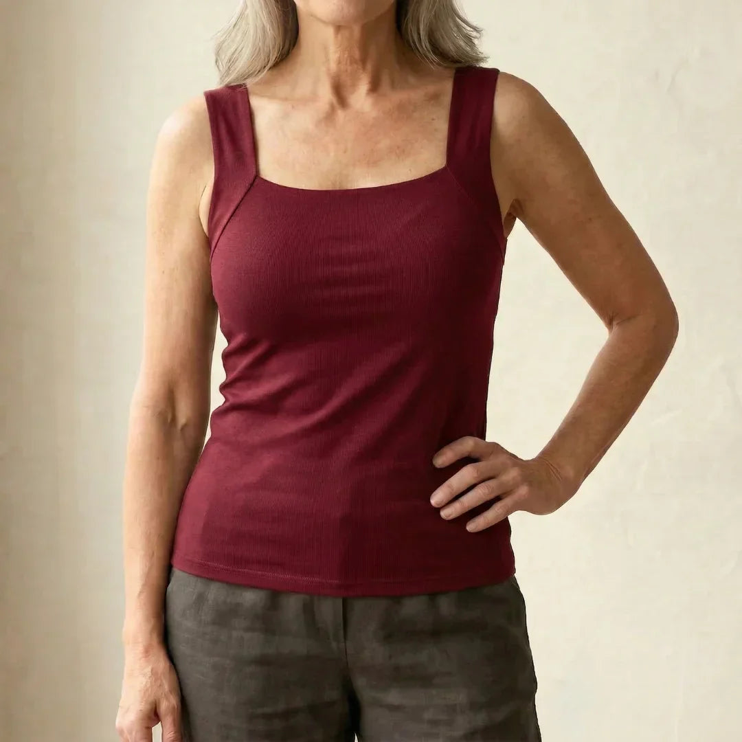 Roxanne™ | Built-In Comfort Bra Tank Top