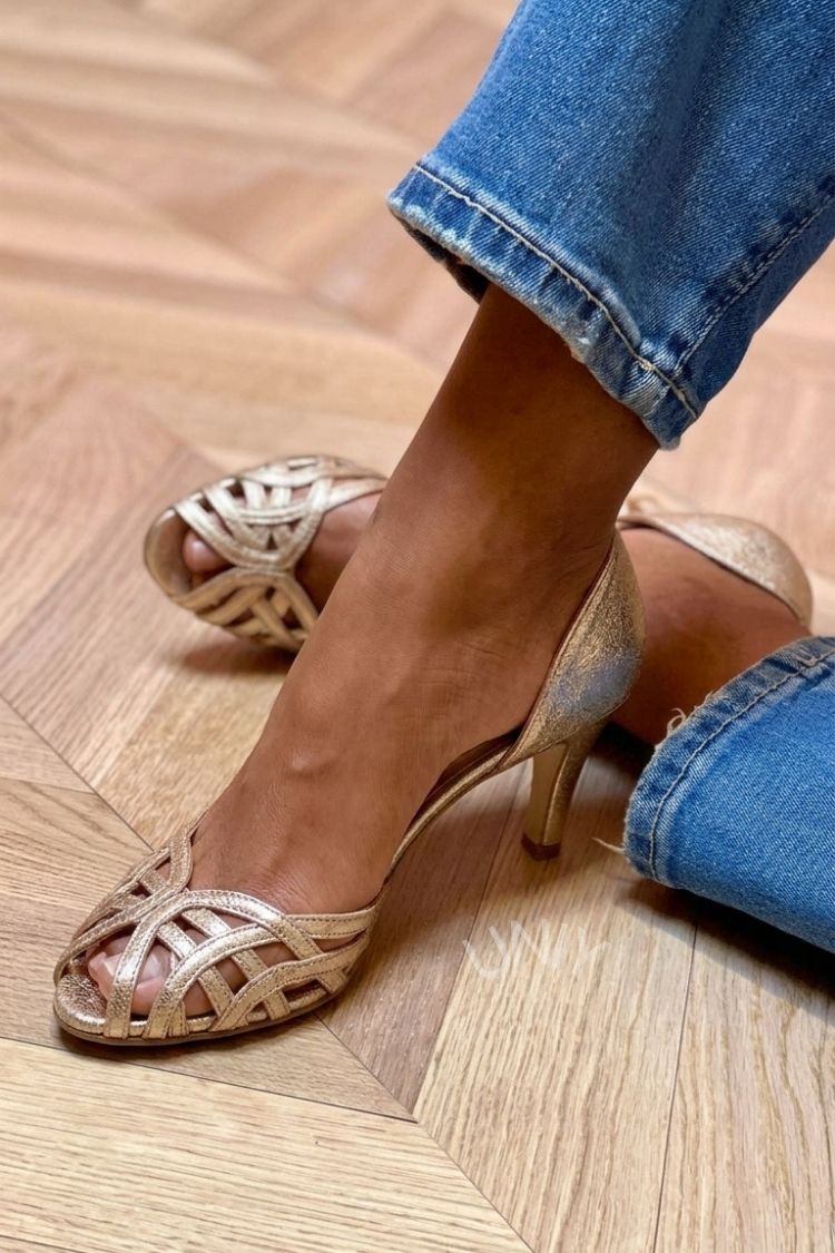 Tessa™ | Women's Peep-Toe Mid Heels