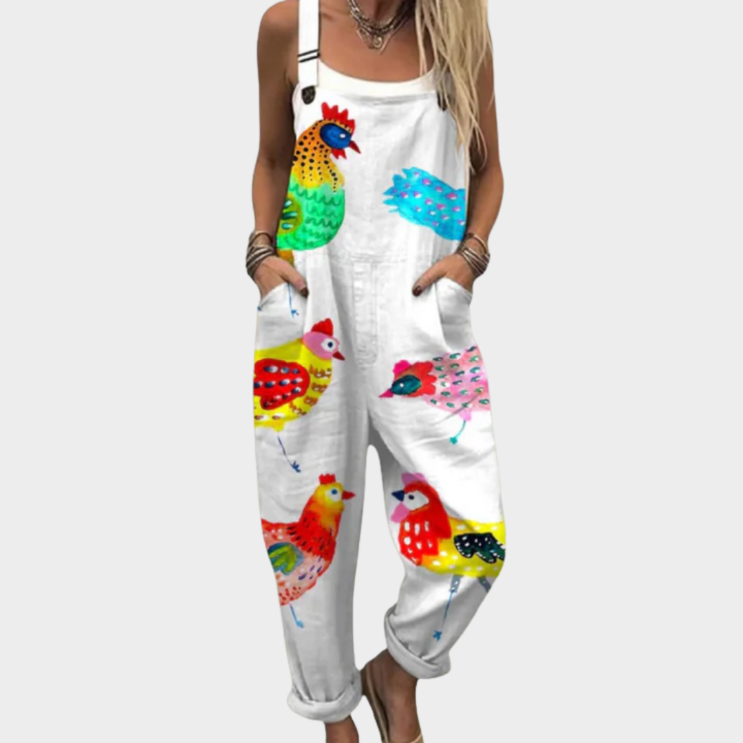 Comforta™ | Women's Printed Overalls