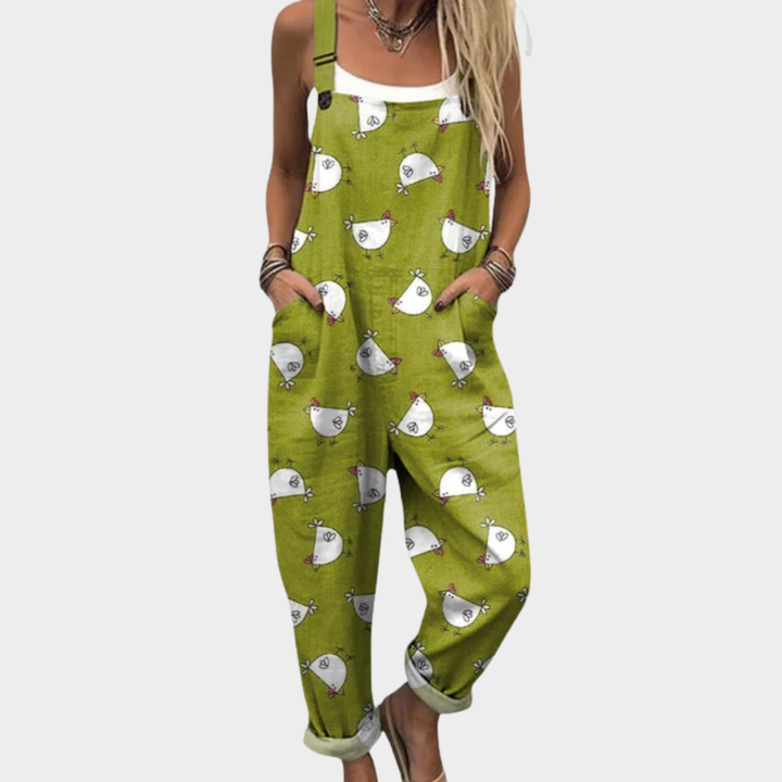 Comforta™ | Women's Printed Overalls