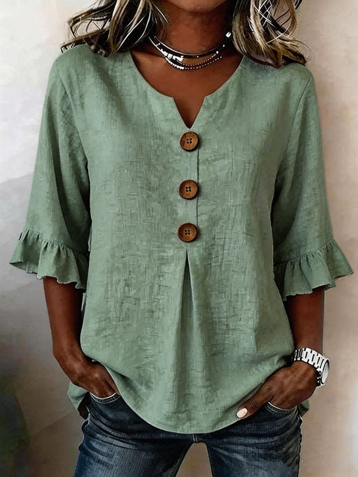 Josephine | Ruffle-Sleeve Blouse