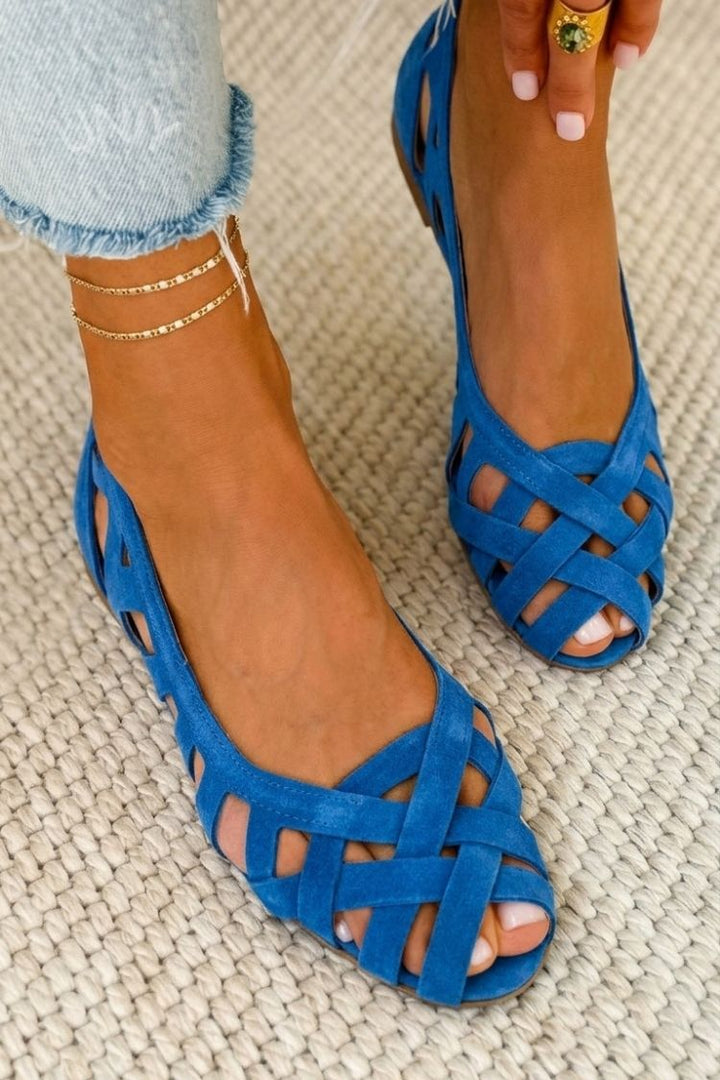 Frea™ | Women's Woven Crisscross Open-Toe Sandals