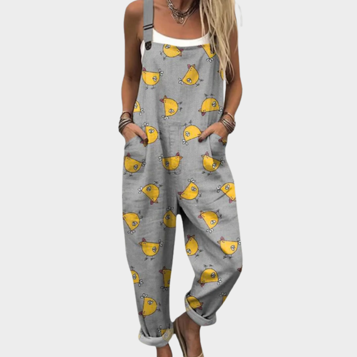 Comforta™ | Women's Printed Overalls