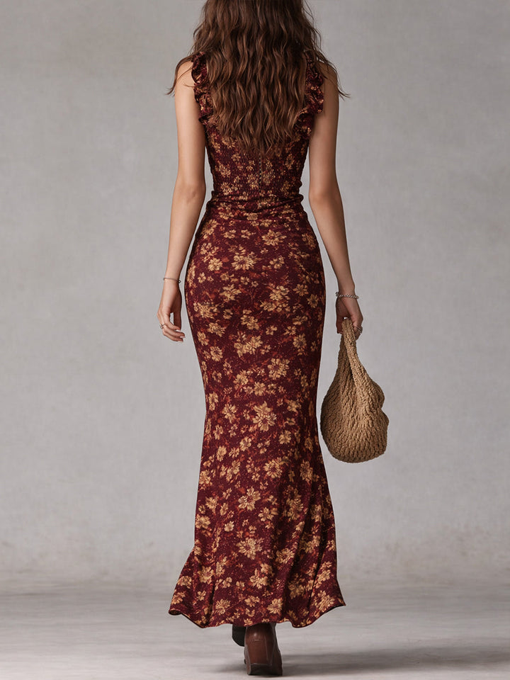 Mayfair™ | Women's Retro Print Midi Dress