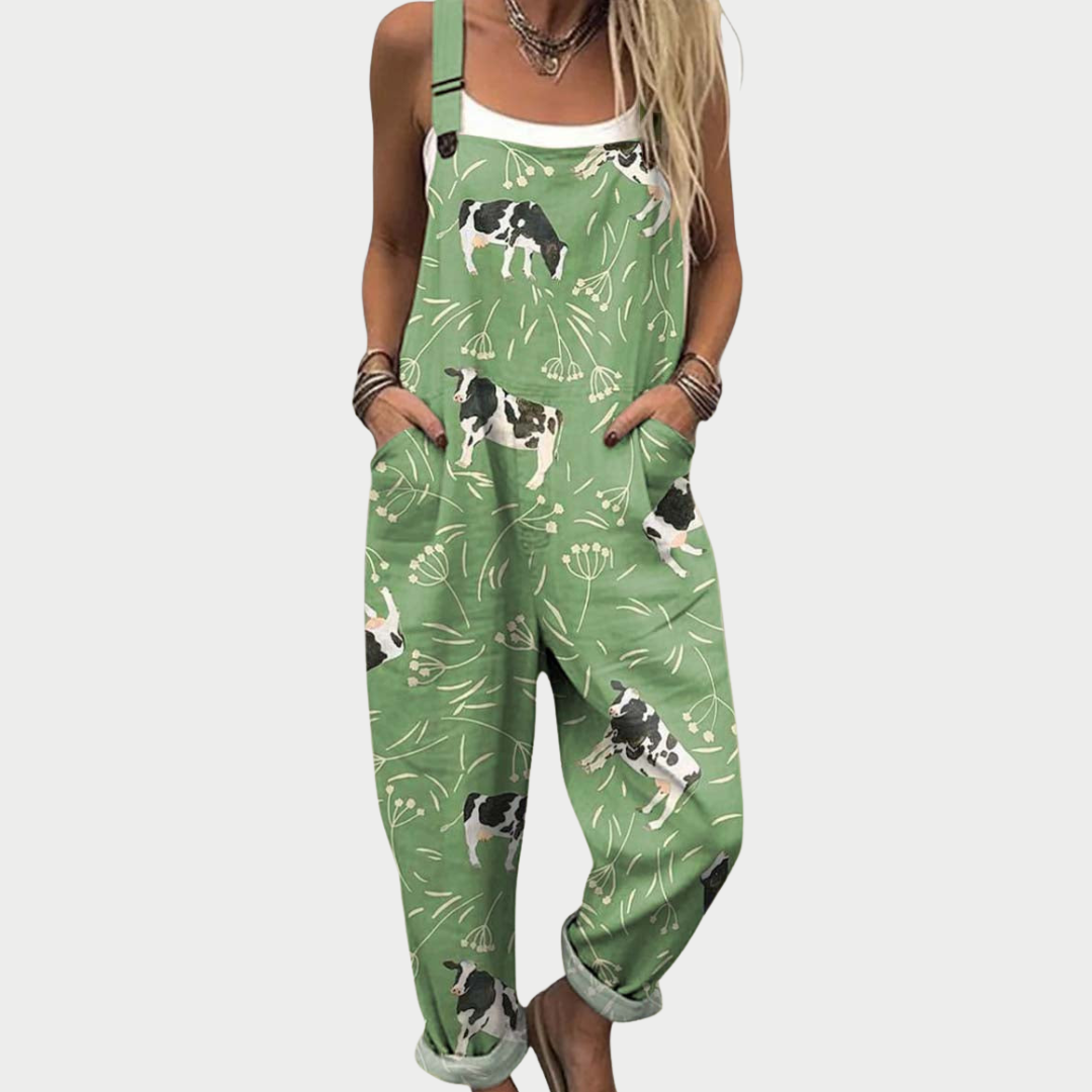 Comforta™ | Women's Printed Overalls