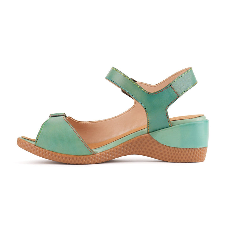 Aveline™ | Women's Floral Embroidered Wedge Sandals