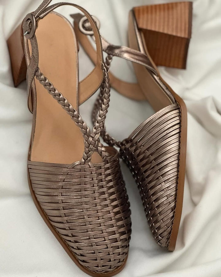 Kaye™ | Women's Woven Block Heel Sandals