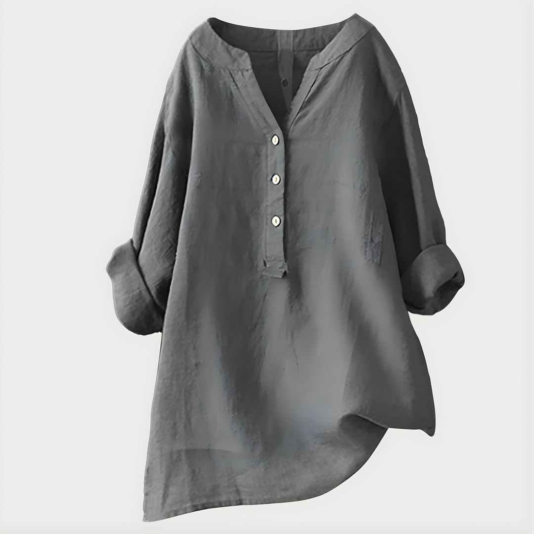 Orindelle | Elegant V-Neck Blouse