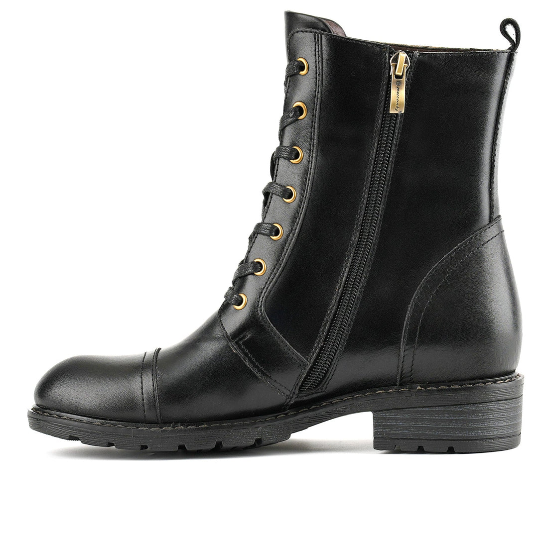 Orlena™ | Floral Lace-Up Ankle Boot