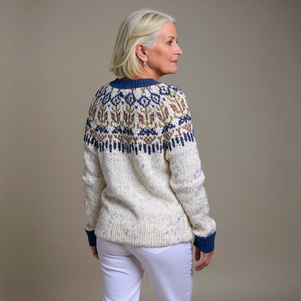 Noor Fair Isle Knit Cardigan