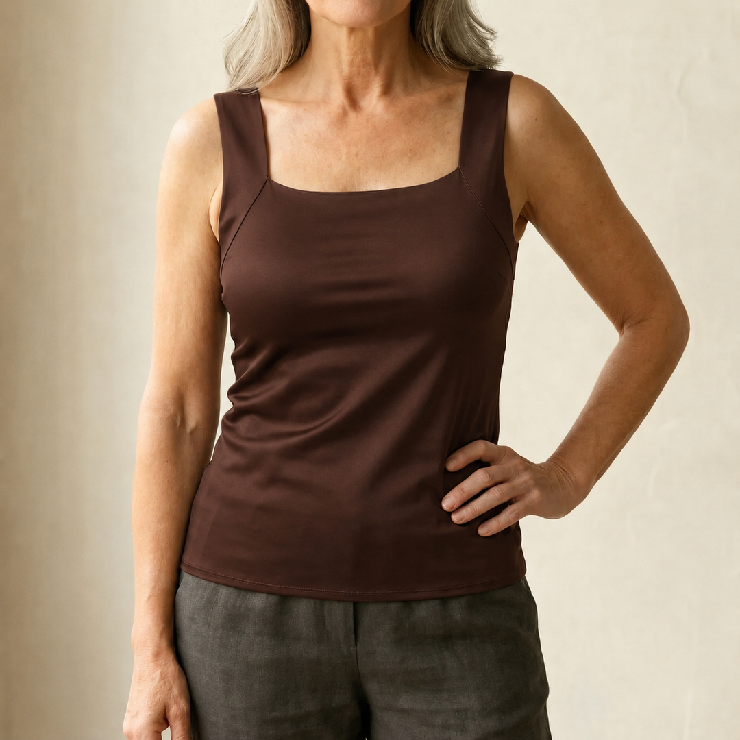 Ruvelle | Built-In Support Bra Tank Top