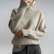Florence™ | Turtleneck Sweater – Gray