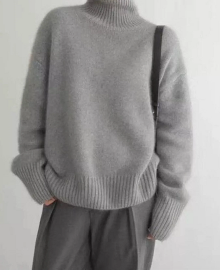 Scarlett | Turtleneck Dropped Shoulder Sweater