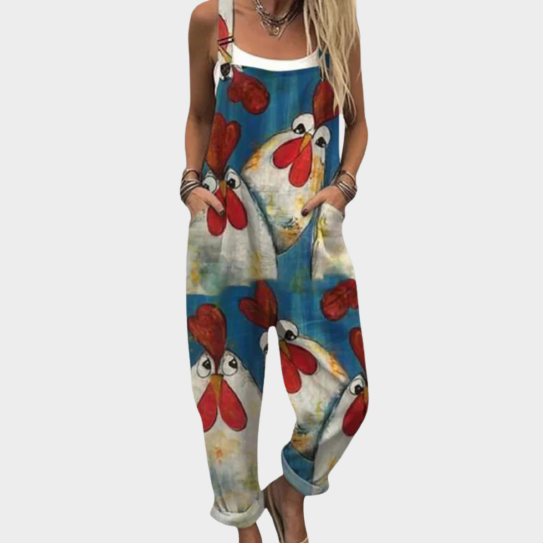 Comforta™ | Women's Printed Overalls