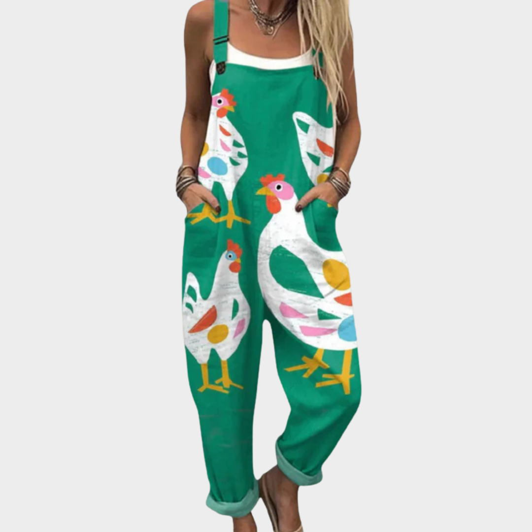 Comforta™ | Women's Printed Overalls