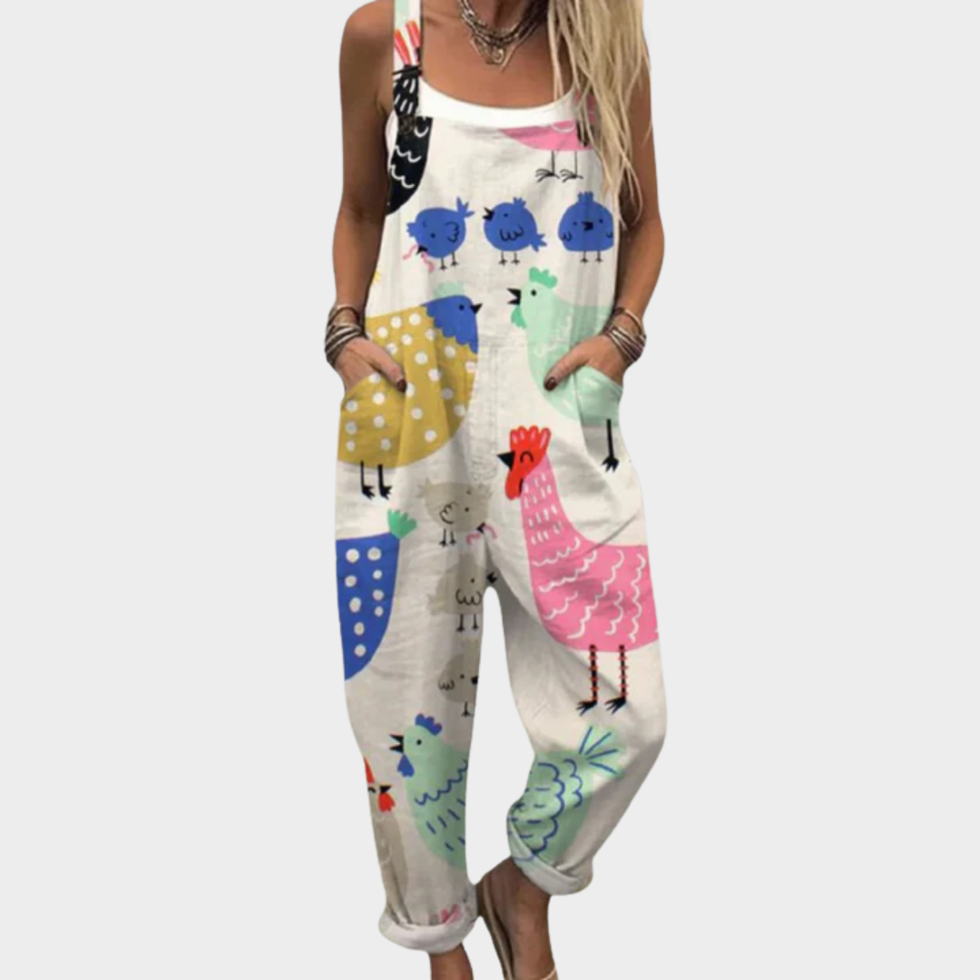 Comforta™ | Women's Printed Overalls