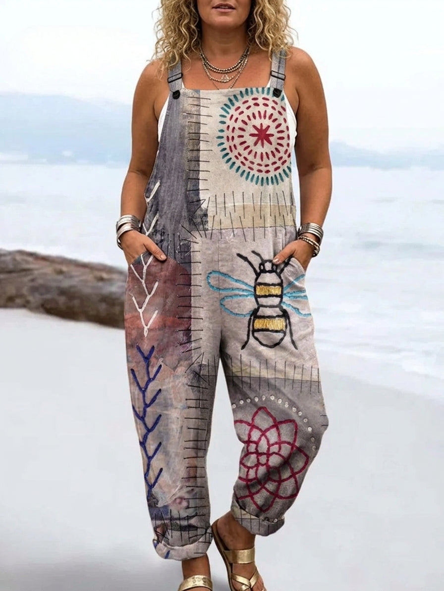Comforta™ | Women's Printed Overalls