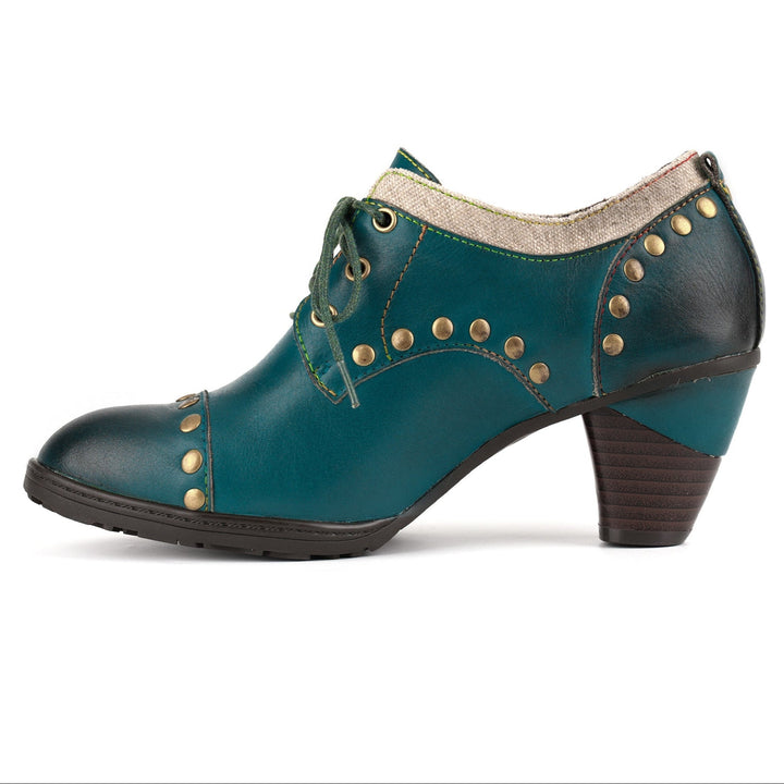Olexa | Women's Studded Oxford Heels