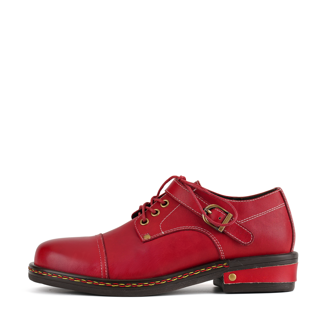 Valentina™ | Vintage Buckle Oxford Flat