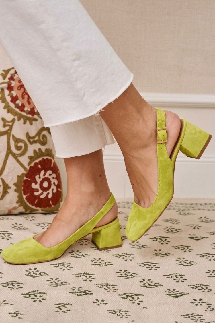 Rica™ | Women's Square-Toe Slingback Block Heels