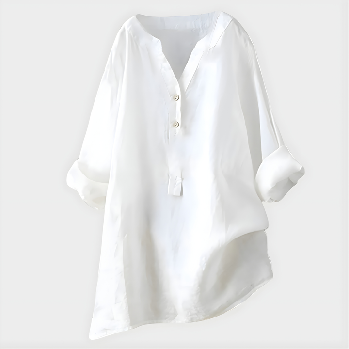 Orindelle | Elegant V-Neck Blouse