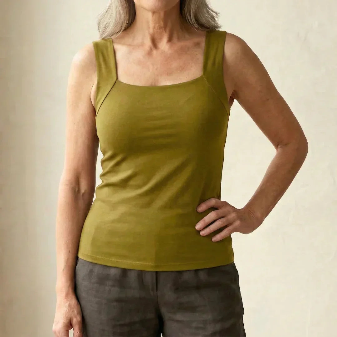 Roxanne™ | Built-In Comfort Bra Tank Top