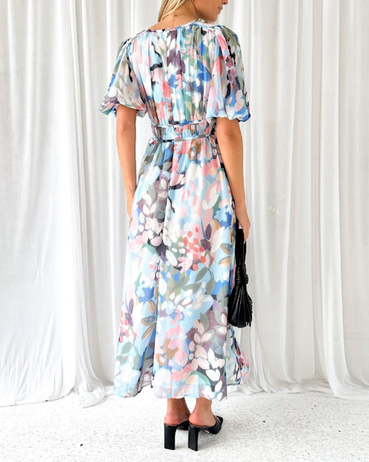 Celine | Abito Femminile con Motivo Floreale