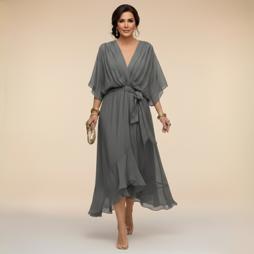 Opal™ | Women's V-Neck Midi Dress